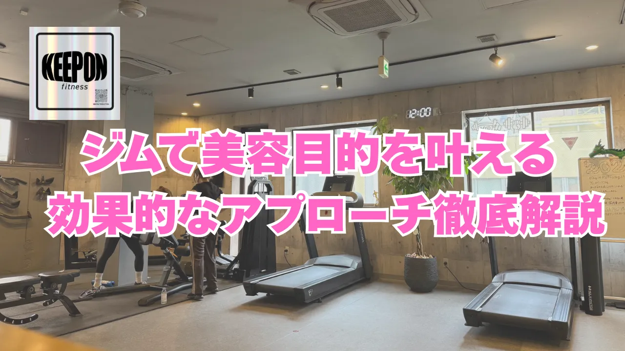 ジムで美容目的を叶えるプラン選びと効率的なアプローチ徹底解説